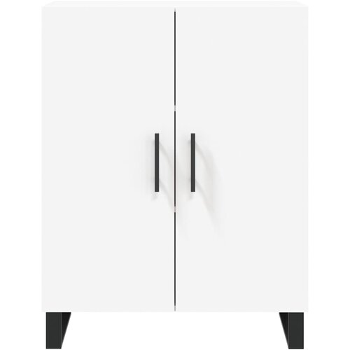  Visoka komoda bijela 69,5x34x180 cm konstruirano drvo Slike