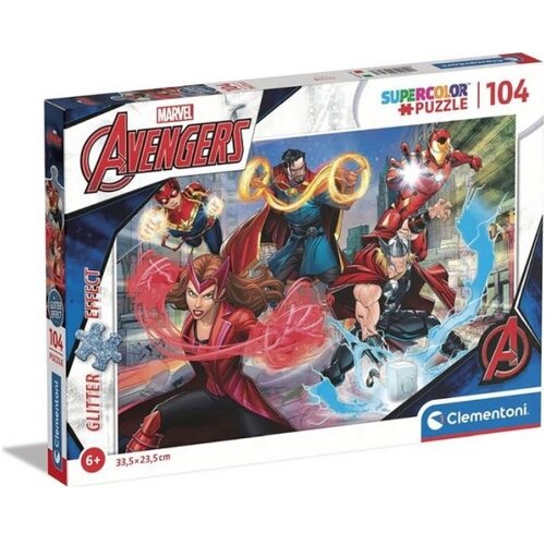  IGRACKA CLEMENTONI PUZLE 104 KOM.GLITTER MARVEL Cene