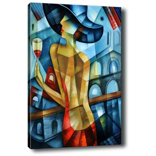 Tablo Center Slika Cubistic Lady, 50 x 70 cm