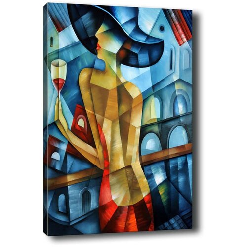 Tablo Center slika Cubistic Lady, 50 x 70 cm Slike