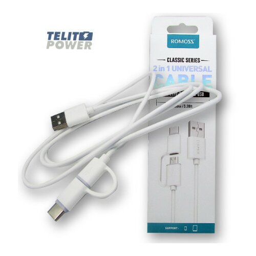 Romoss 2 u 1 Tip-C i mikro USB kabl ( 2034 ) Cene