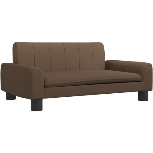 vidaXL Dječja fotelja smeđa 70 x 45 x 30 cm od tkanine Cijene