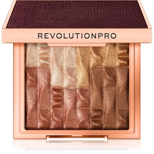 Revolution Goddess Glow posvjetljujuća bronz paleta nijansa Brick Sublime 8 g