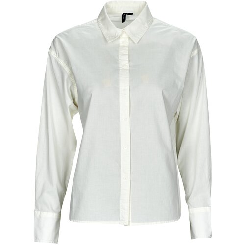 Vero Moda VMMELIA LS SHIRT WVN NOOS Bijela Slike