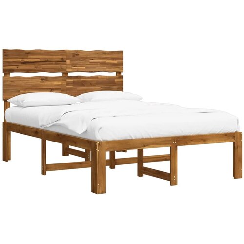  Krevetni okvir s uzglavljem ROSTOCK Prirodna 152 x 203 cm - Prirodna 152 x 203 cm Cijene