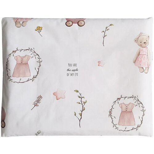 Baby Textil jastučnica za bebe devojčice Retro Mede, 40x50cm Slike