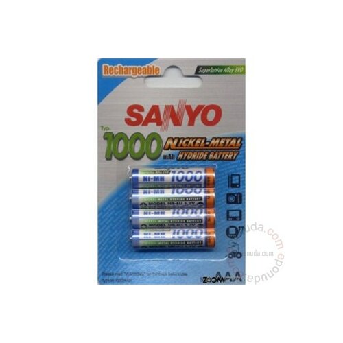 Sanyo HR-4U-2BP 1000 mAh baterija Slike