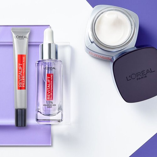L&amp;acute;Or&amp;eacute;al Paris Revitalift Filler krema za predel okoli oči proti globokim gubam 15 ml Slike
