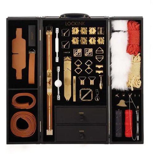 LOCKINK - All-in-1 BDSM Play Kit Brown Cijene