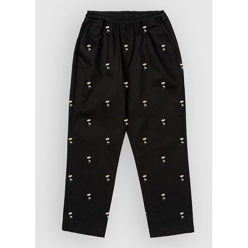 The Dudes Tiny Flowers Pants black Slike