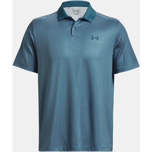 Under Armour T-Shirt UA Perf 3.0 Printed Polo-BLU - Men Slike