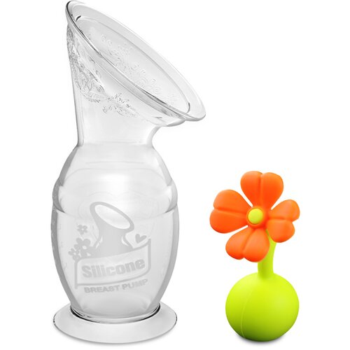 Haakaa Set Gen2 pumpica za za mleko sa stoperom Flower 150ml narandžasti Cene