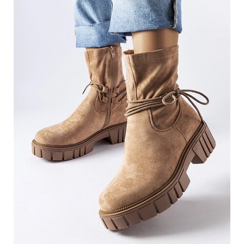 Gemre Beige lace-up ankle boots Averardo Cijene