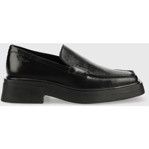 Vagabond Shoemakers Usnjeni mokasini EYRA ženski, črna barva, 5350.214.20