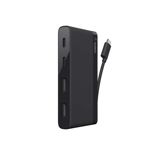 Belkin USB-C4-Port Mini Hub F4U090btBLK USB Hub