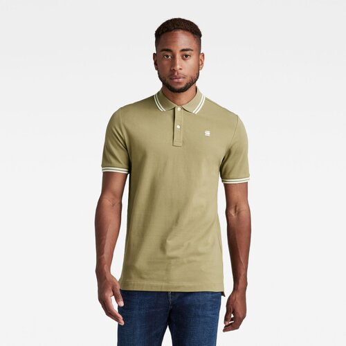 G-star Polo shirt - Dunda slim stripe polo s\s green Cijene