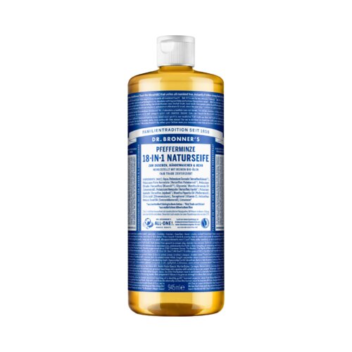 DR. BRONNER&amp;#039;S Naravno milo 18in1 - poprova meta - 945 ml Slike