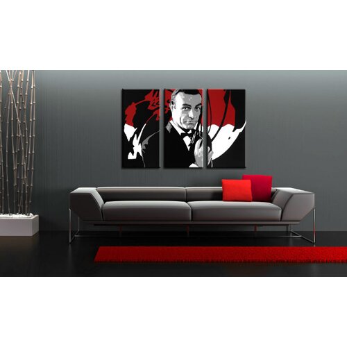  Ročno izdelana slika POP Art James Bond 3-delna  (POP ART) Cene