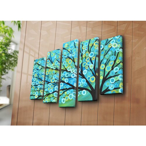 Wallity slika 5PATK-92, 70 x 105 cm, 5 delova Cene