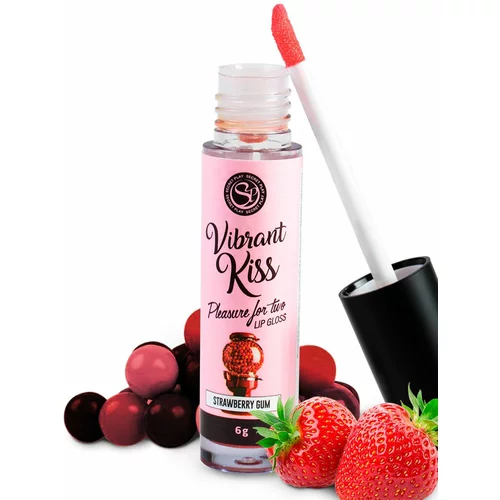 SecretPlay Vibrant Kiss Lip Gloss Strawberry Gum 6g