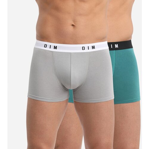 DIM BOXER ORIGINAL 2x - Men&amp;#039;s boxers 2 - green - grey Slike