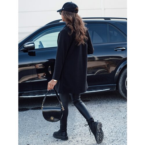 DStreet Women's autumn coat single-breasted LUGI buttoned black Cene