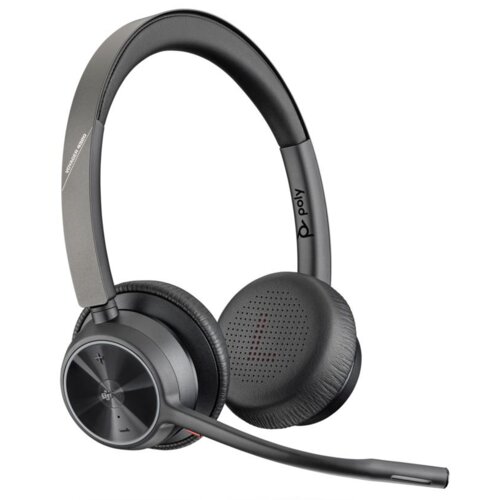 Poly Voyager 4320 UC Slu&scaron;alice Bežično Obruč za glavu Ured / pozivni centar USB Tip-A Bluetooth Crno Cene
