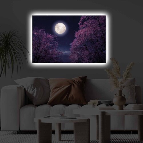 Opviq Slika na platnu sa LED osvetljenjem 45x70cm Cijene
