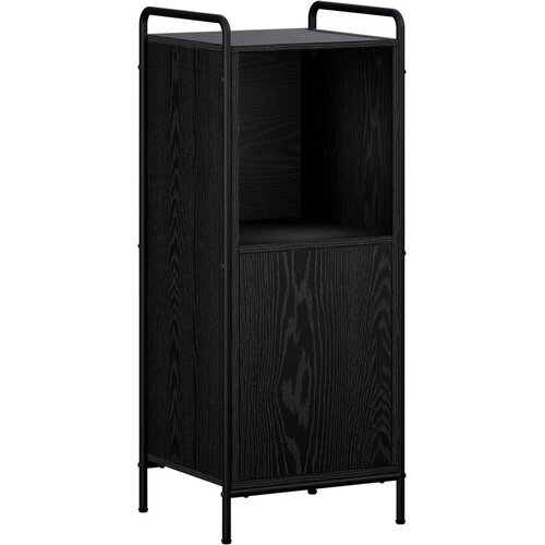  Set ormarića za kupaonicu 4 kom. Crni hrast 40 x 36 x 200,5 cm Slike
