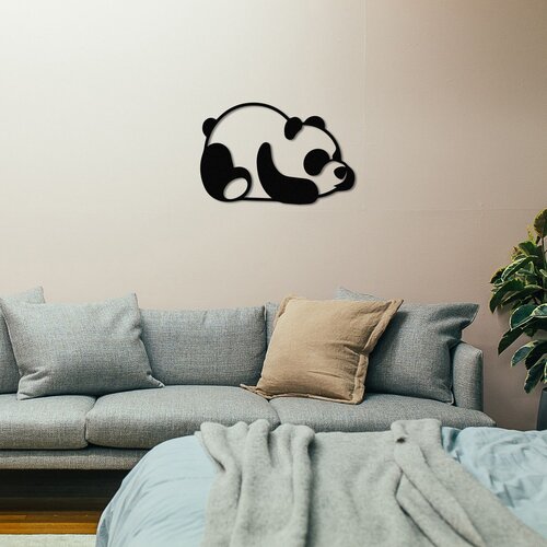 Metal decor black decorative metal wall accessory Slike