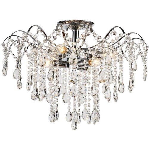 Brilagi plafonski luster crystal 6xE14/60W/230V, sjajni hrom Cene