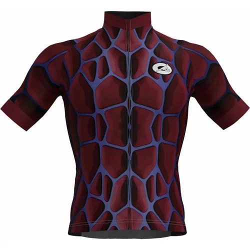 Rosti SPIDER Muški biciklistički dres, boja vina, veličina