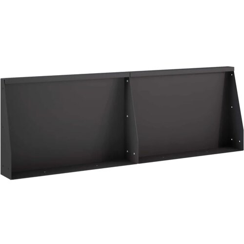  Zid za zadržavanje 2 kom. 60 x 12 x 30 cm Čelik Crna - Crna 60 x 12 x 30 cm 2 x Ravno Cijene