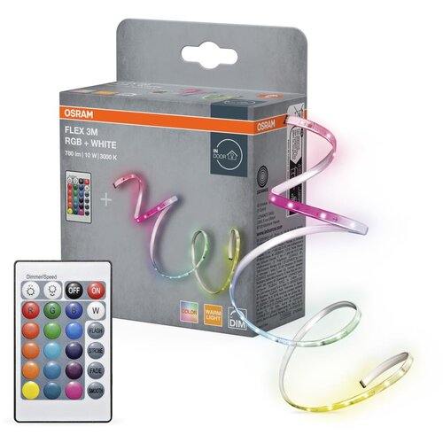 Osram LED RGBW prigu&amp;scaron;iva traka FLEX 3m LED/10W/230V + daljinski upravljač Slike