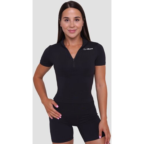 GymBeam Ženska majica Ignite Cropped Black M Slike