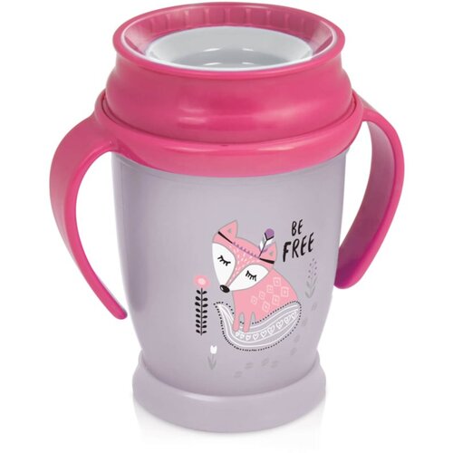 Lovi Indian Summer Junior 360° skodelica z ročaji 9+ m Girl 250 ml Cene