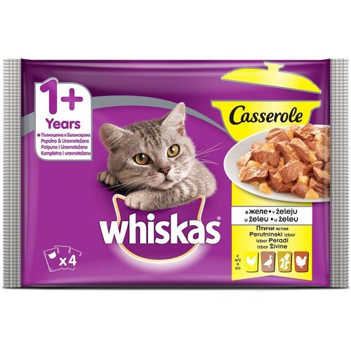 Whiskas Hrana za mačke u želeu 4x100g Slike