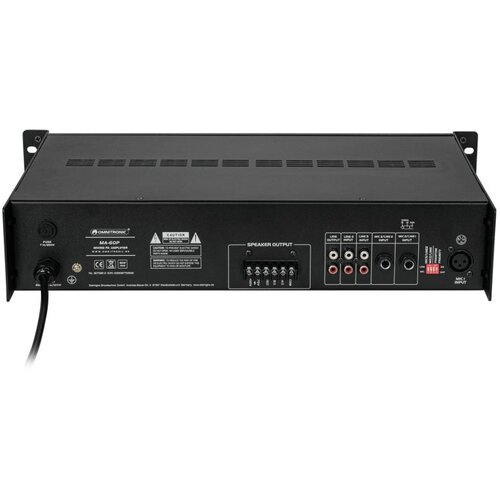 Omnitronic MA-120P, Me&amp;scaron;alni Ojačevalnik, Bluetooth, USB, 100V/ 8 Ohm - - Audio-Kondric Slike