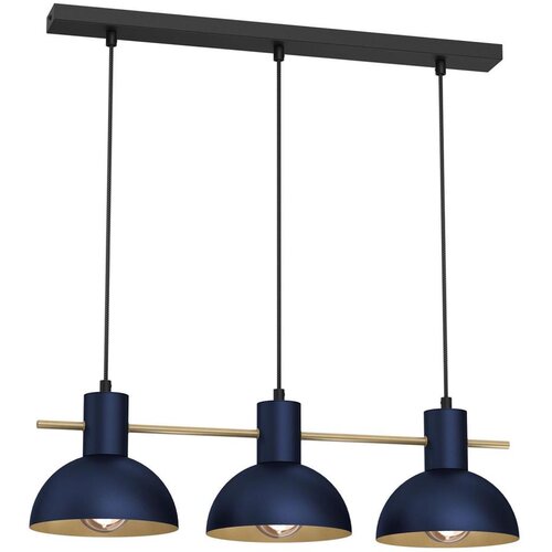Plavi luster na lanku ESTATE MINI 3xE27/15W/230V Slike