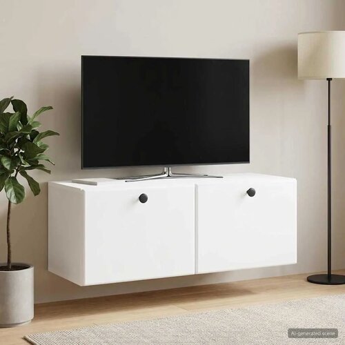  TV ormar za zid 78 5 x 31 x 30 cm Bijela Konstruirano drvo - Bijela 78 5 x 31 cm Slike