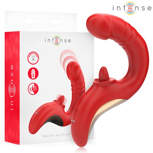 Intense Vibrator Paulina U Shape Red Cene