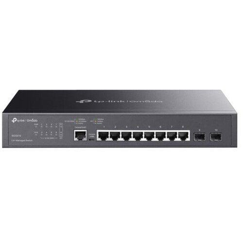 Tp-link TL-SG3210 Managed L2 Gigabit Ethernet (10/100/1000) Power over Ethernet (PoE) Black Slike