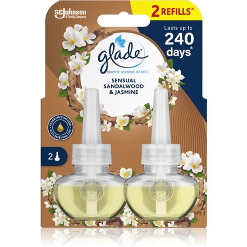 Glade Sensual Sandalwood & Jasmine polnilo za aroma difuzor duo 2x20 ml Cene