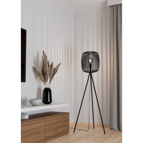Eglo Romazzina Stajaća svjetiljka (40 W, Visina: 140,5 cm, E27, Crne boje) Slike