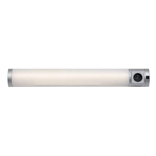 Rabalux zidna lampa Soft2E, Sa utičnicom, LED, 8W, 4000K, 68cm, Srebrne boje Slike