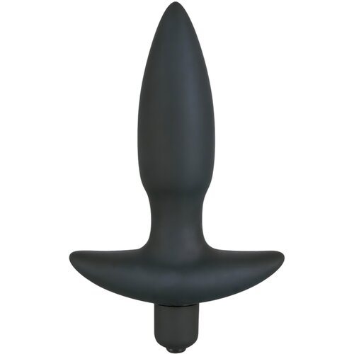Black Velvets Silicone Vibrating Plug Small Cene