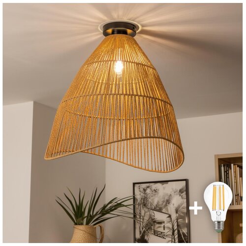  Brilagi - LED plafonski luster CERIA BOHO 1xE27/40W/230V prečnik 70 cm braon Cene