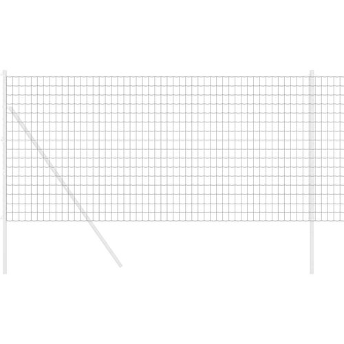vidaXL Evropska ograja siva 1.4x10 m jeklo Cene