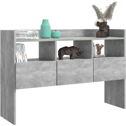 VidaXL Komoda siva boja betona 105 x 30 x 70 cm od iverice Slike
