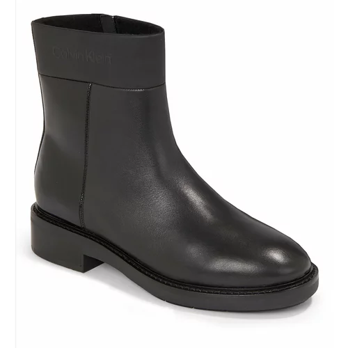 Calvin Klein Škornji Rubber Sole Ankle Boot Lg Wl HW0HW01700 Ck Black BEH